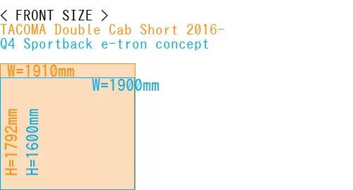 #TACOMA Double Cab Short 2016- + Q4 Sportback e-tron concept